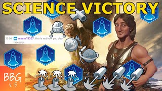 How Civ 6 PROS Win Science Victory in Multiplayer FAST [upl. by Leiva]