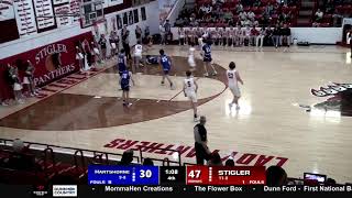 Stigler vs Hartshorne Basketball [upl. by Halyahs]