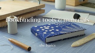 Bookbinding Tools amp Materials  beginner friendly [upl. by Bebe]