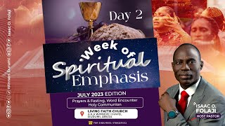 WEEK OF SPIRITUAL EMPHASIS  DAY 2  6 JULY 2023 LFC DURUMI ABUJA [upl. by Hessney553]