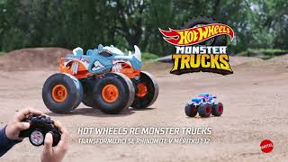 🦏 Hot Wheels RC MonsterTruck Transformující se Rhinomite jede Na dálkové ovládání  AD [upl. by Papp]