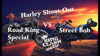 HarleyDavidson Street Bob VS HarleyDavidson Road King Special [upl. by Sedda432]