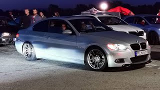 BMW 335i VS 135i Drag Race [upl. by Acinet]