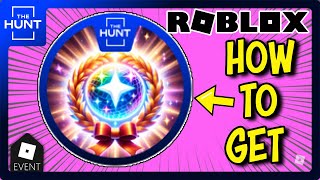 EVENT How To Get THE HUNT Badge in ESCAPE RUNNING HEAD Roblox The Hunt First Edition [upl. by Nossila]