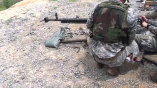 Russian DshK 127x108 machine gun  CRAZY muzzle blast [upl. by Nawk768]