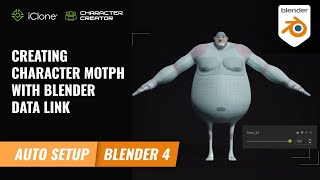 Creating Morphs with Blender Data Link  Character Creator 4 Tutorial [upl. by Schuler600]