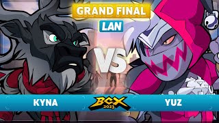 Kyna vs Yuz  GRAND FINAL  Brawlhalla World Championship 2023  LAN 1v1 [upl. by Iran656]