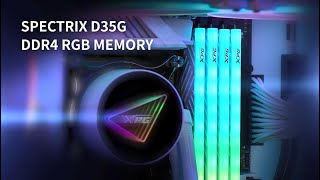 XPG SPECTRIX D35G DDR4 RGB MEMORY [upl. by Cinimod413]