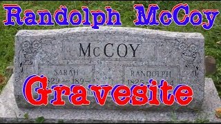 Randolph McCoy Grave Site   Hatfield and McCoy Feud [upl. by Berga]