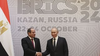 Sommet des BRICS  lEgypte et la Russie renforcent leur partenariat [upl. by Wira]