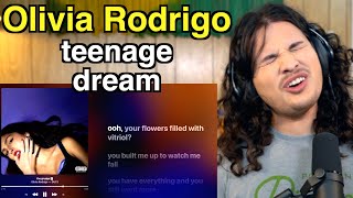 Vocal Coach Reacts to Olivia Rodrigo  teenage dream GUTS Reaction [upl. by Meuse]