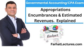 Governmental Budgeting Appropriations Encumbrances CPA Exam BAR [upl. by Chaim775]