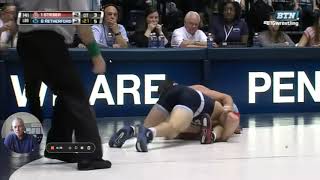 133 lbs Sam Latona Virginia Tech vs Gabe Whisenhunt Oregon State  Easy fix [upl. by Noimad]