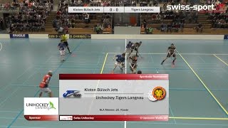 Spiel der Runde Kloten Bülach Jets  Unihockey Tigers Langnau [upl. by Hambley]