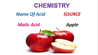 Natural Source Of Acids  Chemistry  3D chemistry [upl. by Styles]