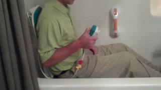 US Mobility Bathmaster Sonairs Reclining Bath Lift Demo and Feature Video [upl. by Meridel891]