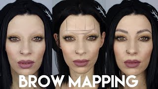 Brows From Scratch  Brow Mapping using the Microblading Technique [upl. by Raskin]