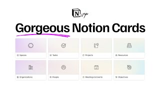 Create Stunning Cards for Notion Databases [upl. by Duhl746]