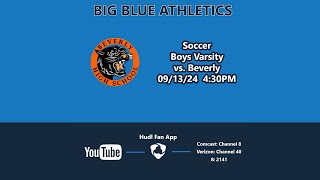 Boys Varsity Soccer vs Beverly  09132024 [upl. by Burnard731]