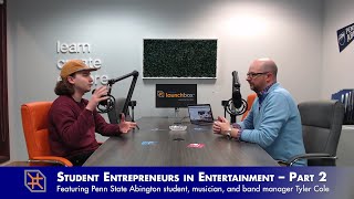 Tyler Cole Penn State Abington Student Entrepreneurs in Entertainment [upl. by Vaclava276]