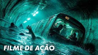 Uma catástrofe ocorreu no metrô e a missão deles é sobreviver FILME COMPLETO DUBLADO Ação Suspense [upl. by Skier]