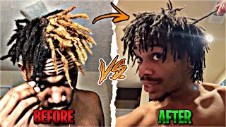 MY OLD DREADS VS MY NEW DREADS 😮‍💨🔥 [upl. by Lynne23]