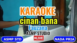 CINAN BANA  KARAOKE NADA PRIA REMIX PALEMBANG [upl. by Glaudia]