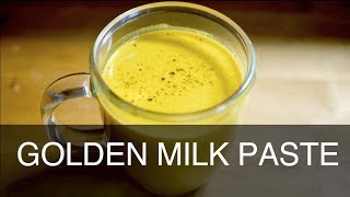 Golden Milk  Goldene Milch  Gesunder Drink mit Kurkuma Ingwer Kokosmilch  Kurkuma drink [upl. by Aerdnaed78]