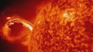 Massive solar eruption from the Sun captured in NASA timelapse video [upl. by Akkimat]