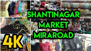 MIRA ROAD SHANTI NAGAR  SHANTI MARKET  FAMOUS SHOPPING AREA  MUMBAI   4K [upl. by Huttan]