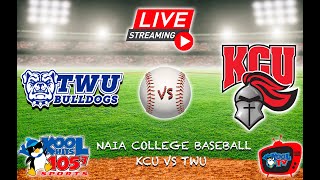 KCU vs TWU Game 2  NAIA College Baseball  LIVE  Kool TV  31624 [upl. by Ayerf]