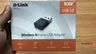 DLink DWA131 Wireless N Nano USB Adapter Unboxing [upl. by Josiah]