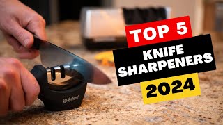 Top 5 Best Knife Sharpeners of 2024 [upl. by Sosanna]