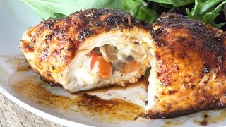 How to Make Cajun Stuffed Chicken Breasts [upl. by Yreva]