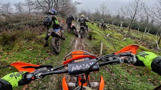 The Wettest Enduro Event Ive EVER Ridden  9 Miles Of Mud amp Rain [upl. by Trueblood]