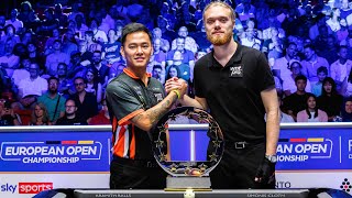 FINAL  JOHANN CHUA VS MICKEY KRAUSE  2024 European Open Pool Championship [upl. by Nolak171]