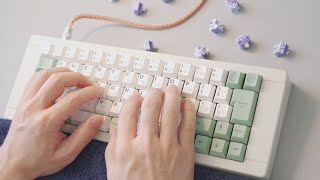 【Typing sound】DUHUK purely Tactile Switch｜苦茶紫軸｜打字音｜ASMR｜Plateless BBOX60 [upl. by Beka105]