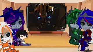 Transformers react to Bumblebee part 4 [upl. by Ellehcam]