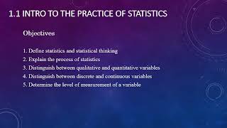 MATH 1342 – 11 Introduction to the Practice of Statistics [upl. by Jermain]