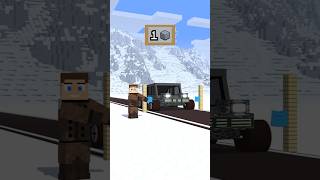 How Much Wool To Stop A Car Bedrock  Inspired by MrBeast minecraft shorts [upl. by Amahs]