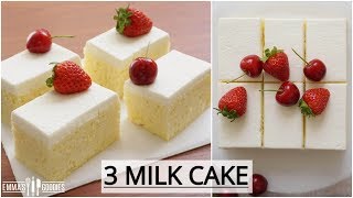 Tres Leches Cake Recipe  Just Cook [upl. by Etaner]