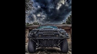 FABRICATING A CUSTOM PRERUNNER BUMPER ON A 2018 TOYOTA TACOMA [upl. by Serafina743]