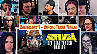 Borderlands 4  Official Teaser Trailer REACTION MASHUP [upl. by Akenal]