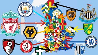 Best Football Club From EVERY County in England [upl. by Kristien]