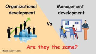 Organizational development vs Management development [upl. by Postman]