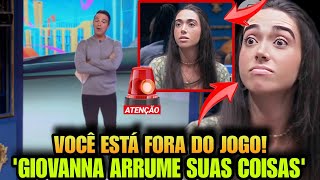 BBB 24ðŸš¨ACONTECEU AGORA TADEU ACABA DE ANUNCIA ELIMINAÃ‡ÃƒO DE GIOVANNA DO PROGRAMA E ELA DEIXA O BBB [upl. by Camila737]