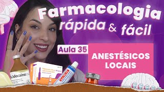 Anestésicos IV Locais  Aula 35  Farmacologia do SNC rápida e fácil  Flavonoide [upl. by Darbee]