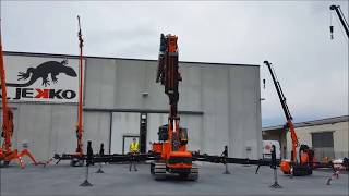 Jekko tracked crane with Scanreco radio [upl. by Enirehtakyram101]