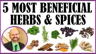 The 5 Most Beneficial Herbs amp Spices [upl. by Elreath]