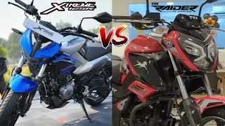 Hero Xtreme 125R VS Tvs Raider 125 💥  Better than Raider 125  Mileage  Best 125cc Bike in 2024 [upl. by Anoval469]